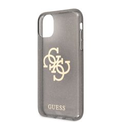   Guess Apple iPhone 11 (6.1) 2019 TPU Big 4G Full Glitter Case hátlapvédő tok fekete (GUHCN61PCUGL4GBK)