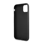 Guess Apple iPhone 11 (6.1) 2019 PU Saffiano Big 4G Metal Logo Case hátlapvédő tok fekete (GUHCN61SA4GGBK)