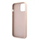 Guess Apple iPhone 12 / 12 Pro 2020 (6.1) PU 4G Metal Logo hátlapvédő tok pink (GUHCP12M4GMGPI)