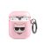 Karl Lagerfeld Choupette Apple AirPods 1/2 szilikon tok pink (KLA2UCHGP)