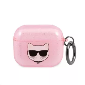   Karl Lagerfeld Choupette Apple Airpods 3 szilikon tok pink (KLA3UCHGP)