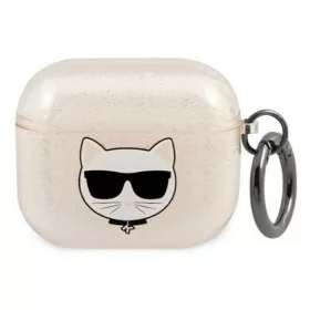   Karl Lagerfeld Choupette Apple Airpods 3 szilikon tok arany (KLA3UCHGD)