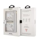 Guess Apple iPhone 13 Mini (5.4) TPU Marble Stripe hátlapvédő tok szürke (GUHCP13SKMABGR)
