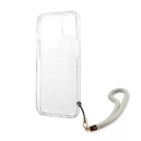 Guess Apple iPhone 13 Pro (6.1) TPU Marble Stripe hátlapvédő tok szürke (GUHCP13LKMABGR)
