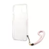 Guess Apple iPhone 13 Mini (5.4) TPU Marble Stripe hátlapvédő tok pink (GUHCP13SKMABPI)