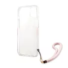Guess Apple iPhone 13 Mini (5.4) TPU Marble Stripe hátlapvédő tok pink (GUHCP13SKMABPI)