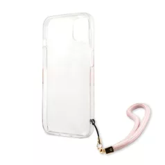   Guess Apple iPhone 13 (6.1) TPU Marble Stripe hátlapvédő tok pink (GUHCP13MKMABPI)