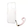 Guess Apple iPhone 13 Pro (6.1) TPU Marble Stripe hátlapvédő tok pink (GUHCP13LKMABPI)