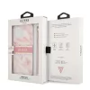Guess Apple iPhone 13 Pro Max (6.7) TPU Marble Stripe hátlapvédő tok pink (GUHCP13XKMABPI)
