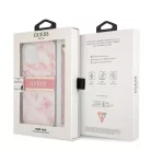 Guess Apple iPhone 13 Pro Max (6.7) TPU Marble Stripe hátlapvédő tok pink (GUHCP13XKMABPI)