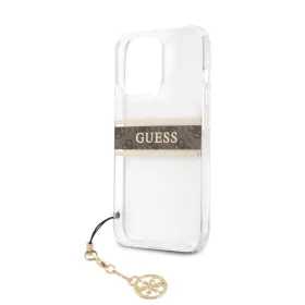   Guess Apple iPhone 13 Pro Max (6.7) PC/TPU 4G hátlapvédő tok barna (GUHCP13XKB4GBR)