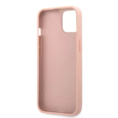 Guess PU Leather Saffiano Apple iPhone 13 Mini (5.4) hátlapvédő tok pink (GUHCP13SPSASBPI)