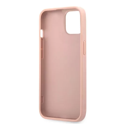 Guess PU Leather Saffiano Apple iPhone 13 Pro Max (6.7) hátlapvédő tok pink (GUHCP13XPSASBPI)