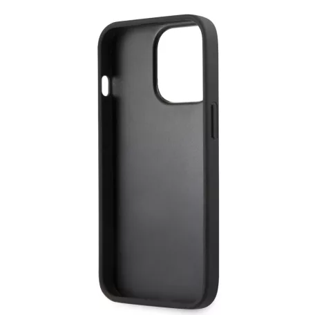 Guess Apple iPhone 13 Pro (6.1) PU Leather Saffiano hátlapvédő tok kék (GUHCP13LPSASBBL)