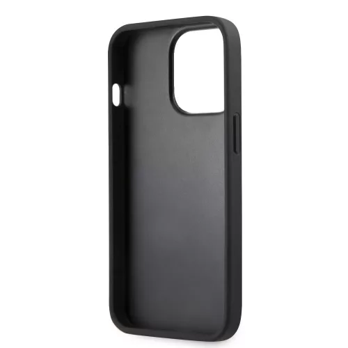 Guess Apple iPhone 13 Pro (6.1) PU Leather Saffiano hátlapvédő tok kék (GUHCP13LPSASBBL)