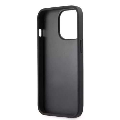 Guess Apple iPhone 13 Pro Max (6.7) PU Leather Saffiano hátlapvédő tok kék (GUHCP13XPSASBBL)