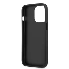   Guess Apple iPhone 13 Pro (6.1) PU 4G Printed Stripe hátlapvédő tok szürke (GUHCP13L4GDGR)
