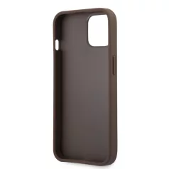   Guess Apple iPhone 13 Mini (5.4) PU 4G Printed Stripe hátlapvédő tok barna (GUHCP13S4GDBR)