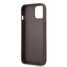 Guess Apple iPhone 13 (6.1) PU 4G Printed Stripe hátlapvédő tok barna (GUHCP13M4GDBR)