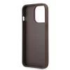 Guess Apple iPhone 13 Pro (6.1) PU 4G Printed Stripe hátlapvédő tok barna (GUHCP13L4GDBR)