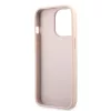 Guess Apple iPhone 13 Pro (6.1) PU 4G Printed Stripe hátlapvédő tok pink (GUHCP13L4GDPI)