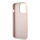 Guess Apple iPhone 13 Pro (6.1) PU 4G Printed Stripe hátlapvédő tok pink (GUHCP13L4GDPI)