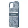 Guess Apple iPhone 13 Mini (5.4) PU 4G Printed Stripe hátlapvédő tok kék (GUHCP13S4GDBL)