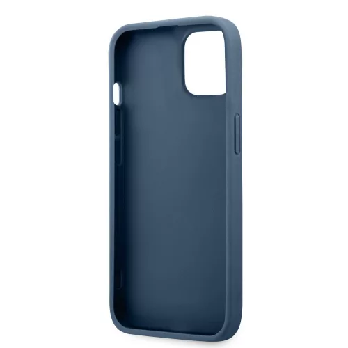 Guess Apple iPhone 13 (6.1) PU 4G Printed Stripe hátlapvédő tok kék (GUHCP13M4GDBL)