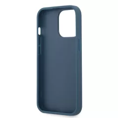   Guess Apple iPhone 13 Pro (6.1) PU 4G Printed Stripe hátlapvédő tok kék (GUHCP13L4GDBL)