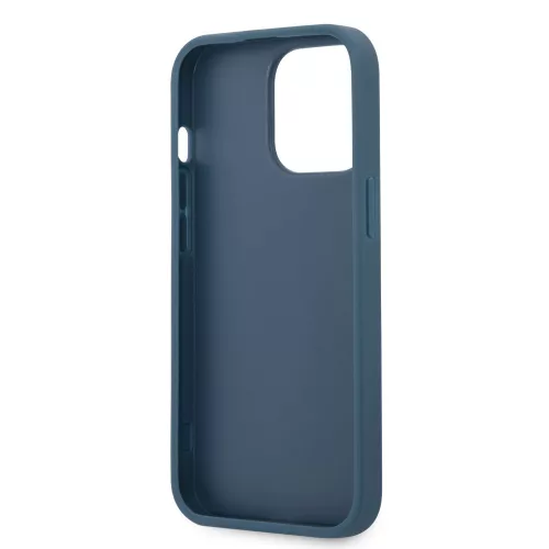 Guess Apple iPhone 13 Pro (6.1) PU 4G Printed Stripe hátlapvédő tok kék (GUHCP13L4GDBL)