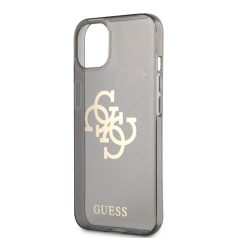   Guess Apple iPhone 13 Mini (5.4) TPU Big 4G Full Glitter hátlapvédő tok fekete (GUHCP13SPCUGL4GBK)