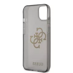   Guess Apple iPhone 13 (6.1) TPU Big 4G Full Glitter hátlapvédő tok fekete (GUHCP13MPCUGL4GBK)