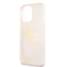 Guess Apple iPhone 13 Pro (6.1) TPU Big 4G Full Glitter hátlapvédő tok arany (GUHCP13LPCUGL4GGO)