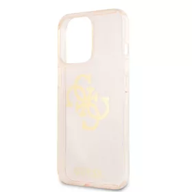   Guess Apple iPhone 13 Pro (6.1) TPU Big 4G Full Glitter hátlapvédő tok arany (GUHCP13LPCUGL4GGO)
