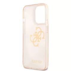   Guess Apple iPhone 13 Pro (6.1) TPU Big 4G Full Glitter hátlapvédő tok arany (GUHCP13LPCUGL4GGO)
