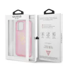 Guess Apple iPhone 13 Pro (6.1) TPU Big 4G Full Glitter hátlapvédő tok pink (GUHCP13LPCUGL4GPI)