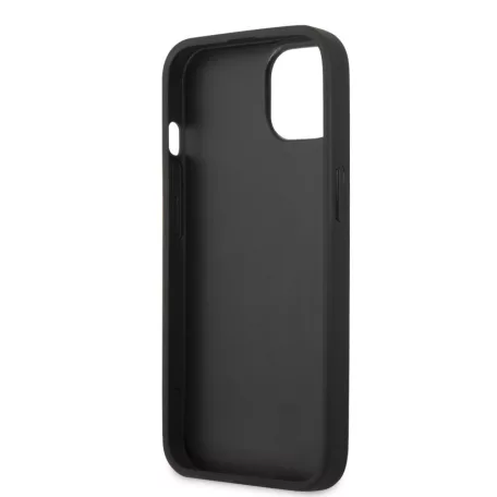 Guess Apple iPhone 13 Mini (5.4) PU 4G Metal Logo hátlapvédő tok szürke (GUHCP13S4GMGGR)