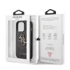 Guess Apple iPhone 13 Pro (6.1) PU 4G Metal Logo hátlapvédő tok szürke (GUHCP13L4GMGGR)