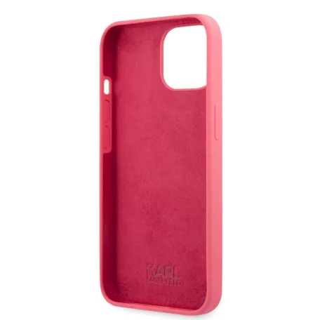 Karl Lagerfeld and Choupette Apple iPhone 13 Mini (5.4) hátlapvédő tok piros (KLHCP13SSSKCP)