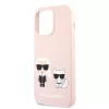 Karl Lagerfeld and Choupette Apple iPhone 13 Mini (5.4) hátlapvédő tok pink (KLHCP13SSSKCI)