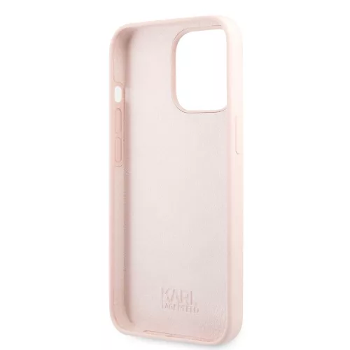 Karl Lagerfeld and Choupette Apple iPhone 13 Mini (5.4) hátlapvédő tok pink (KLHCP13SSSKCI)