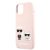Karl Lagerfeld and Choupette Apple iPhone 13 (6.1) hátlapvédő tok pink (KLHCP13MSSKCI)