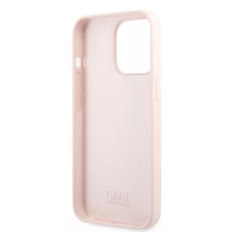 Karl Lagerfeld and Choupette Apple iPhone 13 Pro (6.1) hátlapvédő tok pink (KLHCP13LSSKCI)