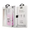 Karl Lagerfeld and Choupette Apple iPhone 13 Mini (5.4) PC/TPU Ikonik hátlapvédő tok pink (KLHCP13SCKTRP)