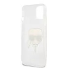 Karl Lagerfeld Apple iPhone 13 Mini (5.4) TPU Full Glitter hátlapvédő tok ezüst (KLHCP13SKHTUGLS)