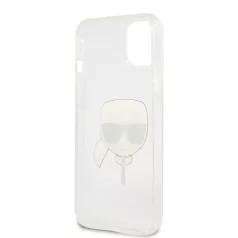   Karl Lagerfeld Apple iPhone 13 Mini (5.4) TPU Full Glitter hátlapvédő tok ezüst (KLHCP13SKHTUGLS)