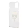 Karl Lagerfeld Apple iPhone 13 (6.1) TPU Full Glitter hátlapvédő tok ezüst (KLHCP13MKHTUGLS)