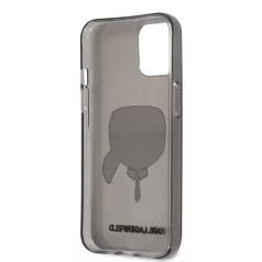   Karl Lagerfeld Apple iPhone 13 (6.1) TPU Full Glitter hátlapvédő tok fekete (KLHCP13MKHTUGLB)