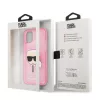 Karl Lagerfeld Apple iPhone 13 Mini (5.4) TPU Full Glitter hátlapvédő tok pink (KLHCP13SKHTUGLP)