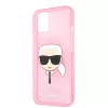 Karl Lagerfeld Apple iPhone 13 (6.1) TPU Full Glitter hátlapvédő tok pink (KLHCP13MKHTUGLP)